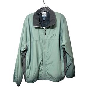 Chestnut Hill Men Green Zip Up Jacket Size XL New